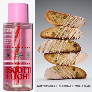 PINK Victoria's Secret Biscotti Delight Body Mist 8.4 oz - Pink NWT